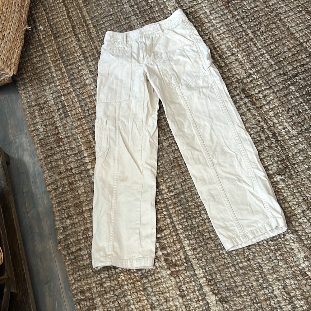 Aritzia Sun-deh Creme Cargo Pant Size 0 - Picture 2 of 8